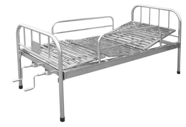 E17全不銹鋼病床(全不銹鋼、雙搖）