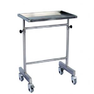 B37全不銹鋼雙桿方盤儀器車